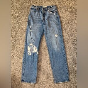 Abercrombie & Fitch The Dad High Rise 6/28R jeans